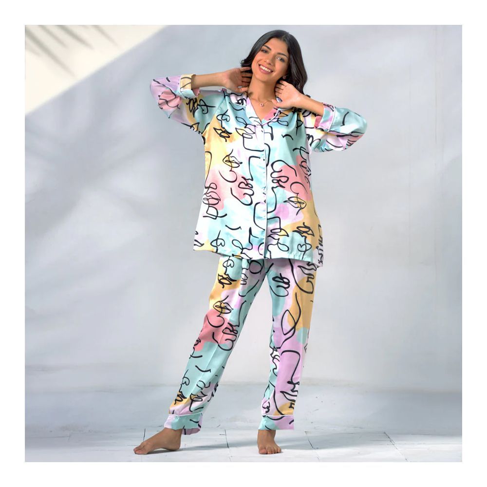 IFG Pajama Set Pastel Multi Color, PS-133