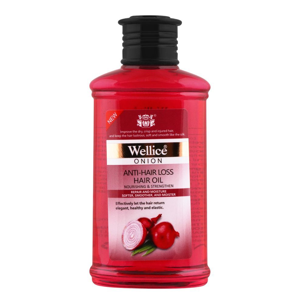 Wellice Onion Anti-Hair Loss Hair Oil, Nourishing & Strengthens, 150ml