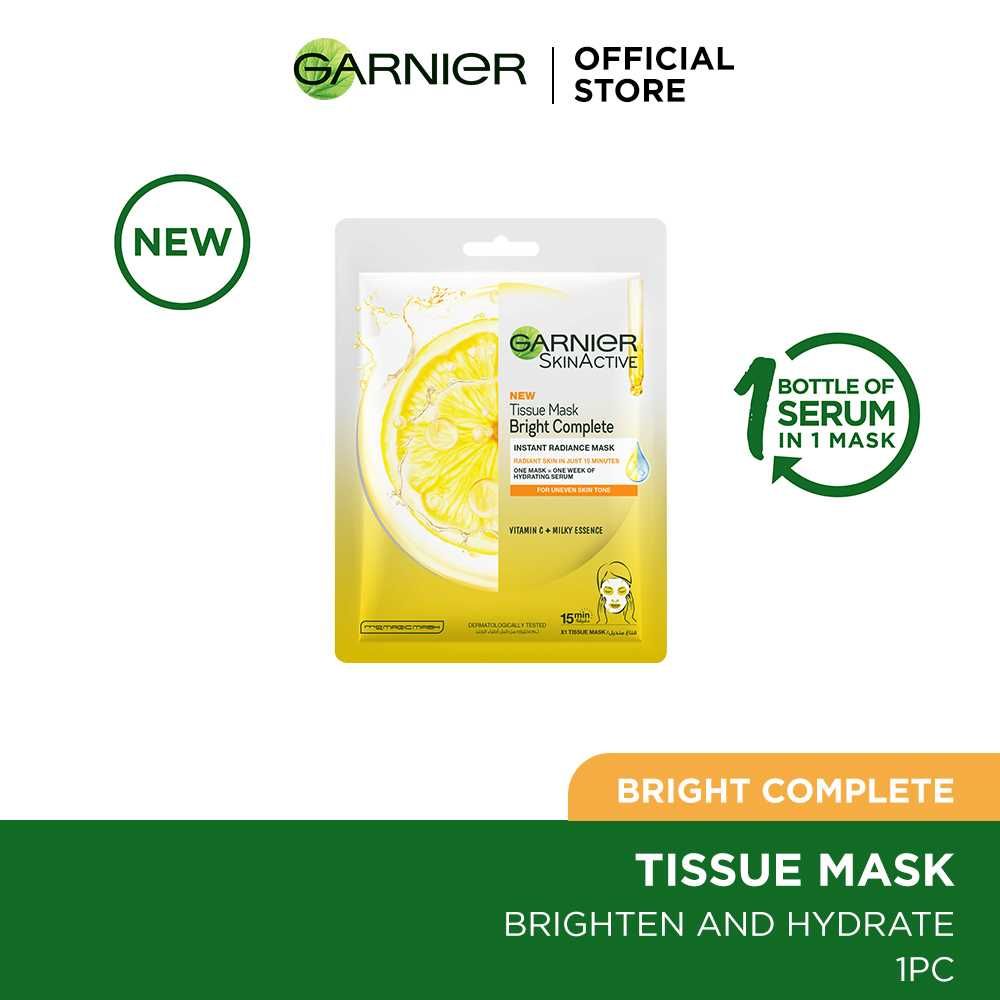 Garnier Skin Naturals Bright Complete Tissue Mask, 28g